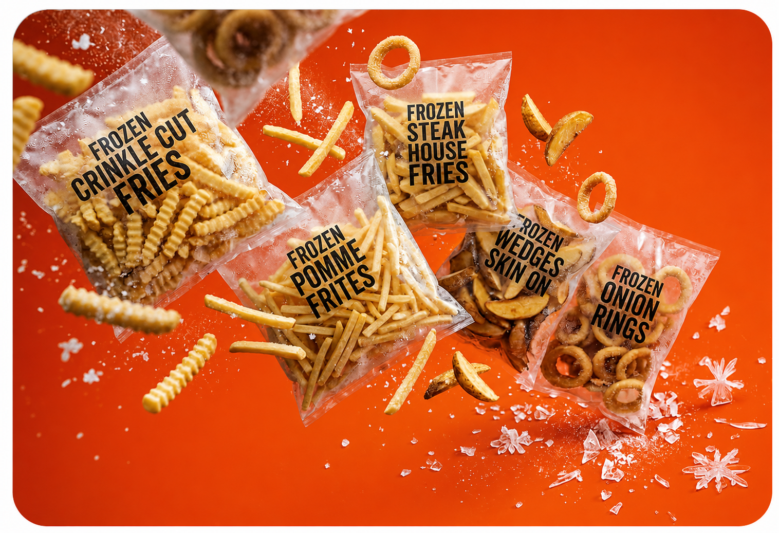 Frozen Frites product range