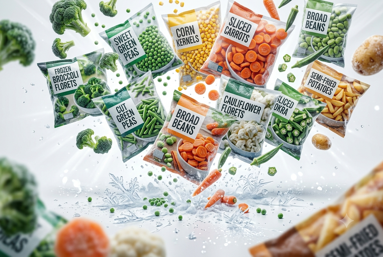 Frozen Fruits and Vegetables product range