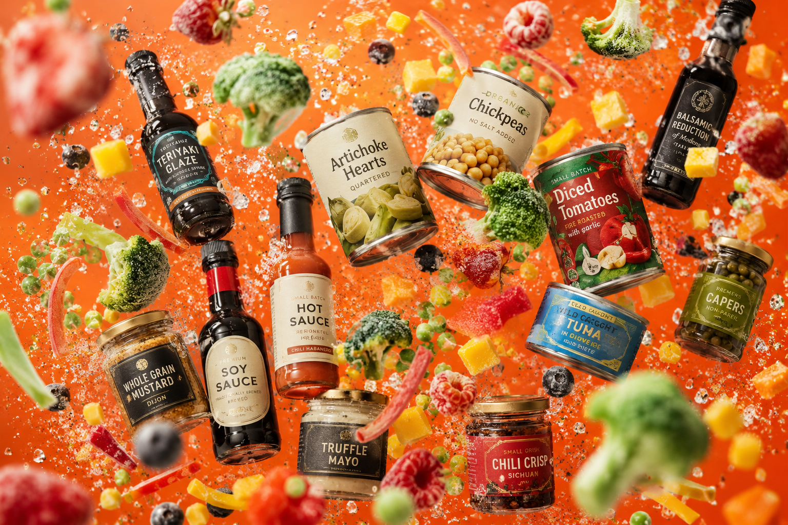Packaged food products representing CWS quality and export supply